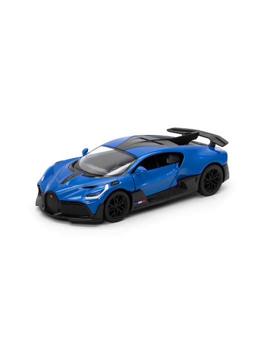 KiNSMART automobilis, Bugatti Divo, mėlynas KiNSMART automobilis, Bugatti Divo, mėlynas