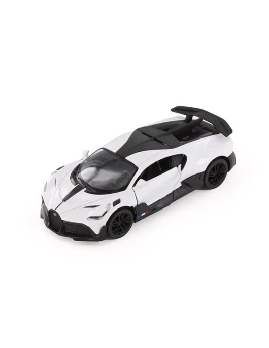 KiNSMART automobilis, Bugatti Divo, baltas KiNSMART automobilis, Bugatti Divo, baltas