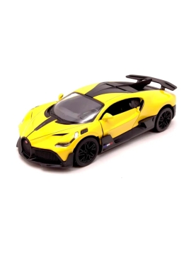 KiNSMART automobilis, Bugatti Divo, geltonas