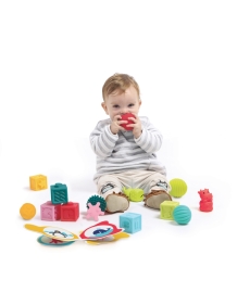 LUDI sensorinis žaidimo rinkinys, kubai/kamuoliukai