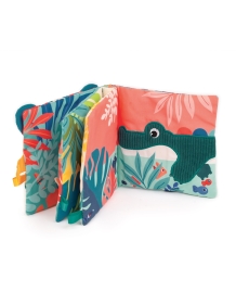 LUDI medžiaginė kūdikio knygutė, džiunglės