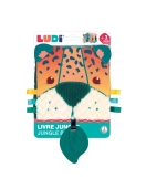LUDI medžiaginė kūdikio knygutė, džiunglės