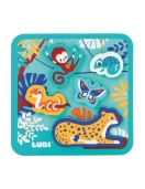 LUDI dėlionė pagal formas, Safari