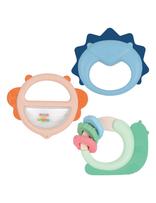 LUDI kūdikio barškučių rinkinys trio