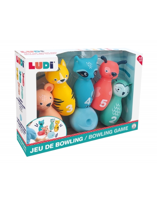 LUDI boulingo žaidimas, miško gyvūnai