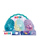LUDI sensorinis kamuoliukas su blizgučiais, 1 vnt.