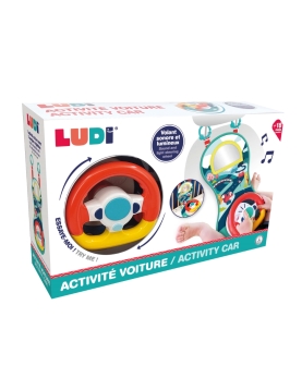 LUDI interaktyvus prikabinamas automobilio vairas