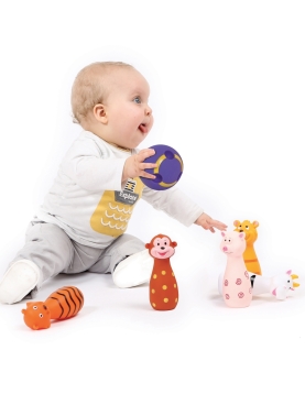 LUDI boulingo rinkinys, gyvūnai