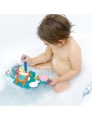 LUDI maudymosi spalvinimo knygelė su kreidelėmis