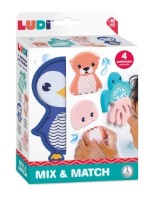 LUDI maudymosi žaislas, sudėk ir prilipink