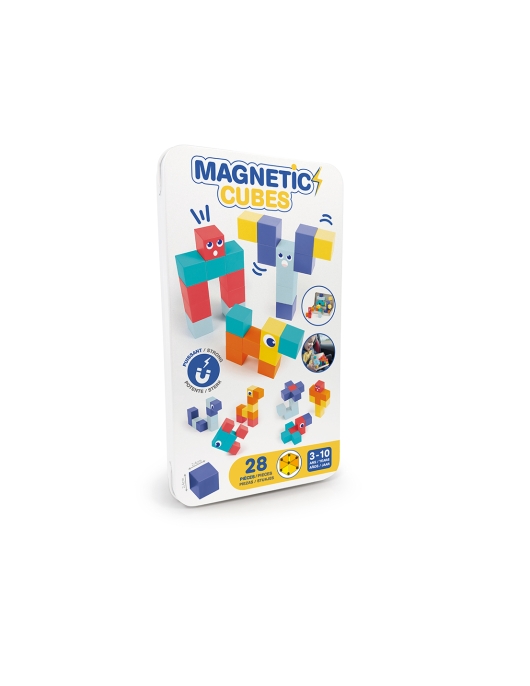 LUDI magnetinis konstruktorius Kubeliai kelioninis formatas
