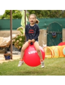 LUDI šokinėjimo kamuolys, raudonas 55 cm