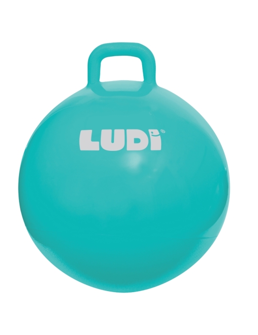 LUDI šokinėjimo kamuolys, mėlynas 55 cm LUDI šokinėjimo kamuolys, mėlynas 55 cm