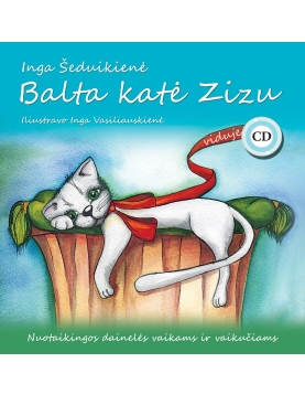 Dainų knygelė su CD, Balta katė Zizu