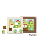 SEPP magnetinių mozaikų rinkinys Kraštovaizdžiai, 6 vaikams