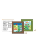 SEPP magnetinių mozaikų rinkinys Kraštovaizdžiai, 6 vaikams