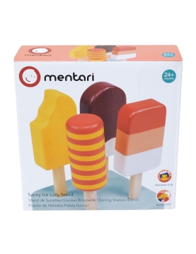 Mentari Ledai ant pagaliuko su laikikliu