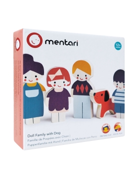 Mentari Lėlių šeimynėlė su šuniuku