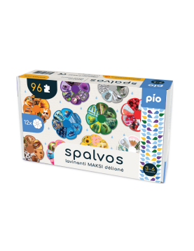 Lavinanti dėlionė SPALVOS, 3-6 metų vaikams