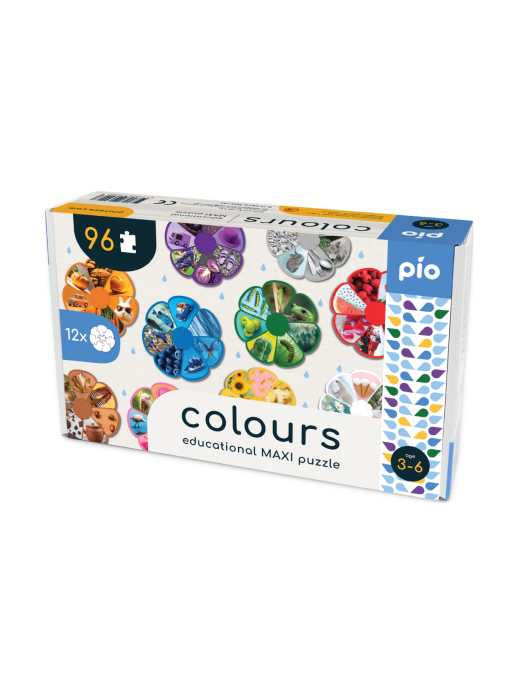 Lavinanti dėlionė COLOURS, 3-6 metų vaikams Lavinanti dėlionė COLOURS, 3-6 metų vaikams