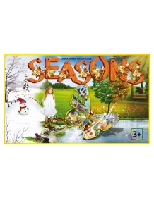 Lavinanti maxi dėlionė SEASONS (Anglų kalba), 3-6 metų vaikams