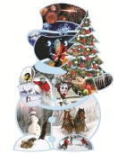 Lavinanti maxi dėlionė SEASONS (Anglų kalba), 3-6 metų vaikams