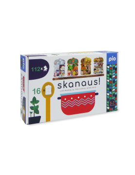 Lavinamoji dėlionė SKANAUS, 3-7 metų vaikams