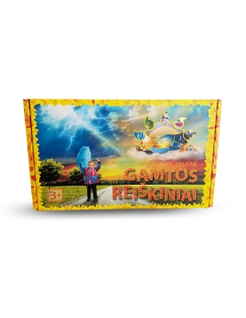 Lavinamoji dėlionė Gamtos reiškiniai, 3+