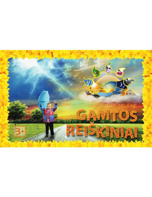 Lavinamoji dėlionė Gamtos reiškiniai, 3+ Lavinamoji dėlionė Gamtos reiškiniai, 3+