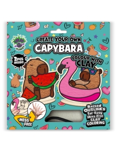 Splat Planet kūrybinis modelino rinkinys su medinėmis Kapibaromis