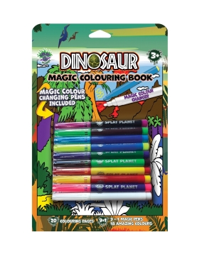 Splat Planet magiška spalvinimo knygelė DINOZAURAI