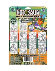 Splat Planet magiška spalvinimo knygelė DINOZAURAI