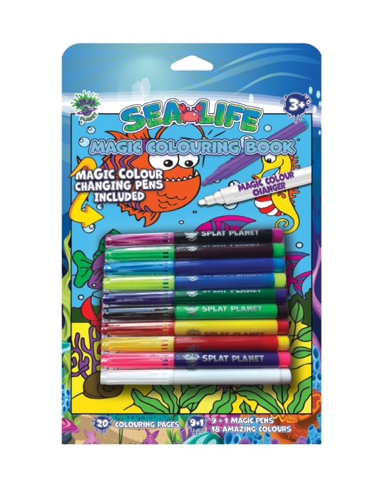 Splat Planet magiška spalvinimo knygelė JŪRA