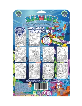 Splat Planet magiška spalvinimo knygelė JŪRA