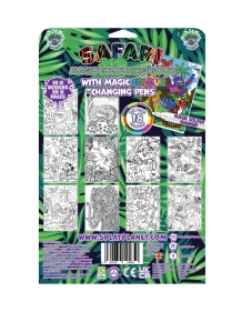 Splat Planet magiška spalvinimo knygelė SAFARI