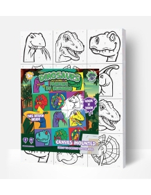 Splat Planet tapyba pagal skaičius, DINOZAURAS 30x40 cm