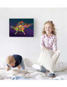 Splat Planet tapyba pagal skaičius, STEGOZAURAS 30x40 cm