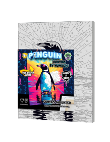 Splat Planet tapyba pagal skaičius, PINGVINAS 30x40 cm