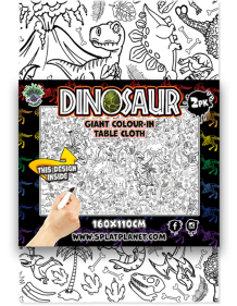 Splat Planet spalvinimo staltiesės, Dinozauras 2 vnt.