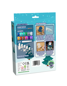 Splat Planet 3D medinis paveikslas, Sniego senis