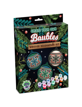 Splat Planet 3D medinis paveikslas, Kalėdiniai žaisliukai