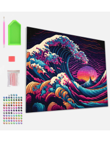 Splat Planet deimantinė dėlionė DIDŽIOJI BANGA 30x40 cm