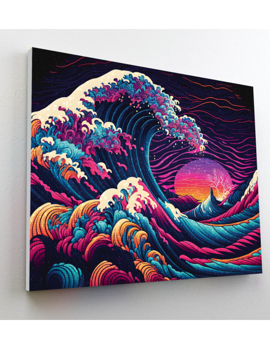 Splat Planet deimantinė dėlionė DIDŽIOJI BANGA 30x40 cm Splat Planet deimantinė dėlionė DIDŽIOJI BANGA 30x40 cm