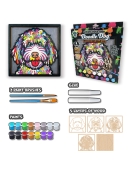 Splat Planet medinis 3D spalvinimo paveikslas, Šuo