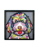 Splat Planet medinis 3D spalvinimo paveikslas, Šuo