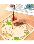 Splat Planet medinis 3D spalvinimo paveikslas, Šuo