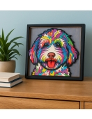 Splat Planet medinis 3D spalvinimo paveikslas, Šuo