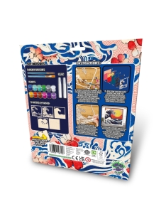 Splat Planet medinis 3D spalvinimo paveikslas, Didžioji banga