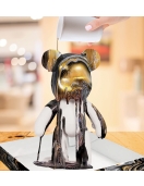 Splat Planet kūrybinis rinkinys Marble Bear, metalika