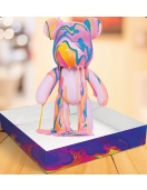 Splat Planet kūrybinis rinkinys Marble Bear, neonas